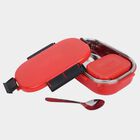 Steel Lunch Box, 2 Containers and 1 Spoon, , small image number null