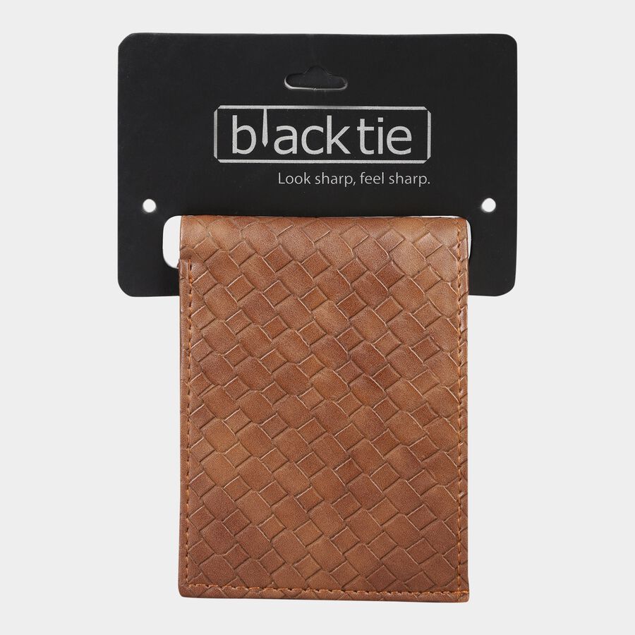 Men's Tan Polyurethane Wallet, , large image number null