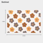 Brown Microfiber Single Bedsheet, , small image number null