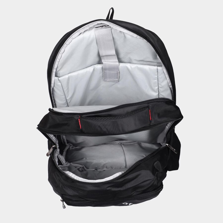 Black Black Polyester Backpack,32L (Approx), , large image number null