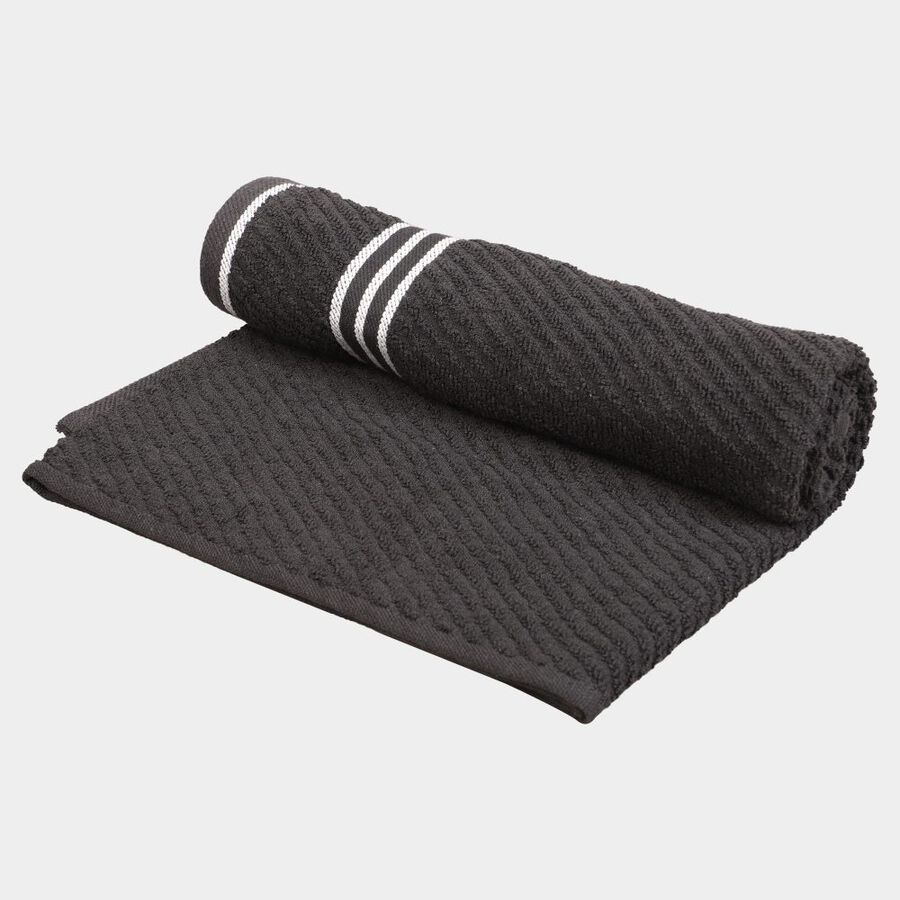 300 GSM Grey Cotton Blend Bath Towel, , large