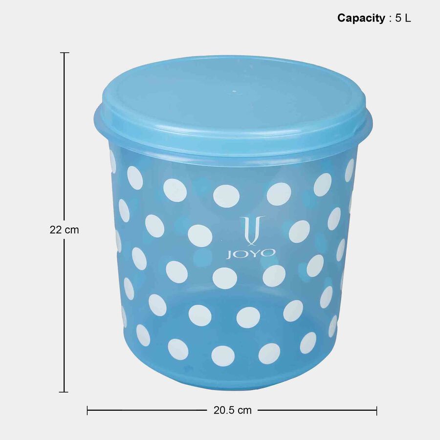 Air-Tight Plastic Container, Set of 4 - 500 ml | 2 L | 5 L | 7.5 L, , large image number null