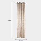 9ft. Grey Microfiber Long Door Curtain, , small image number null