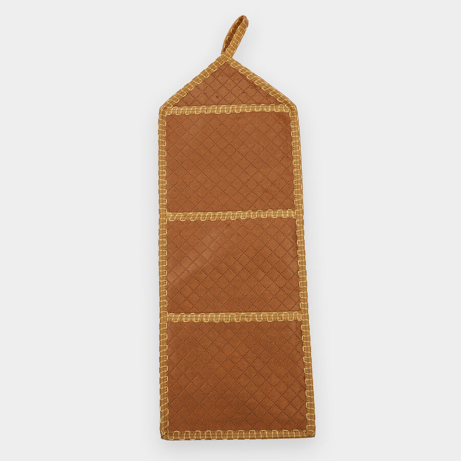 Brown Polyester Cotton Wall Hanging, , large