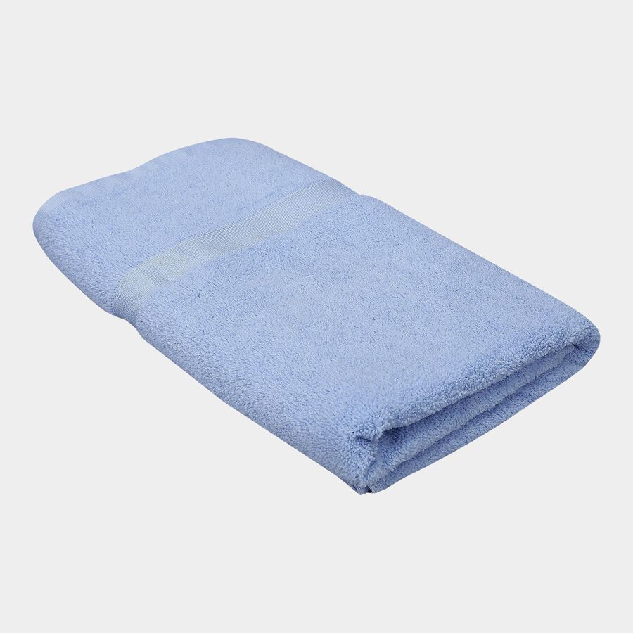 270 GSM Blue Microfiber Bath Towel, , large image number null