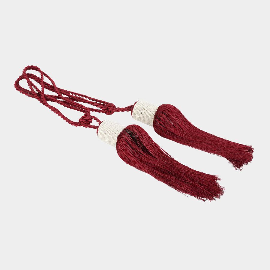Maroon Microfiber Tieback Rope, , large image number null