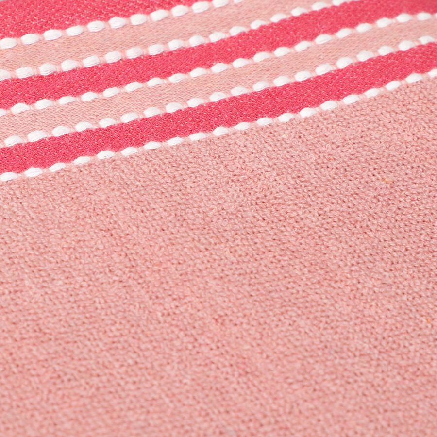 400 GSM Pink Cotton Blend Bath Towel, , large image number null