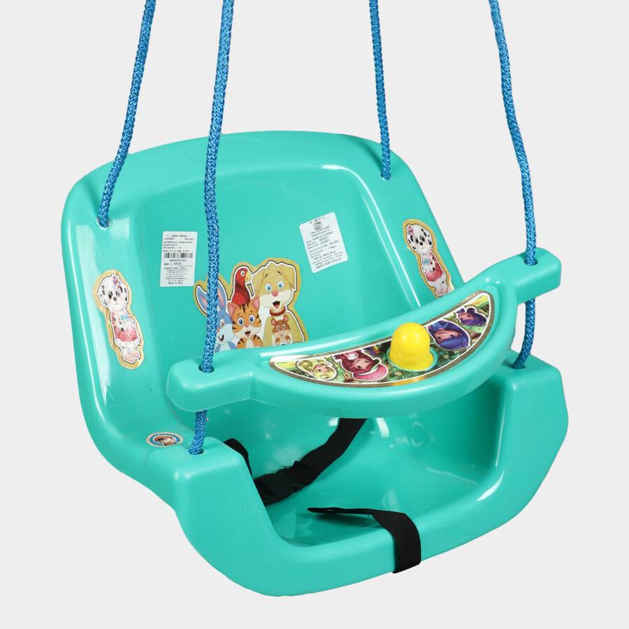 Green Plastic Baby Swing, , large image number null