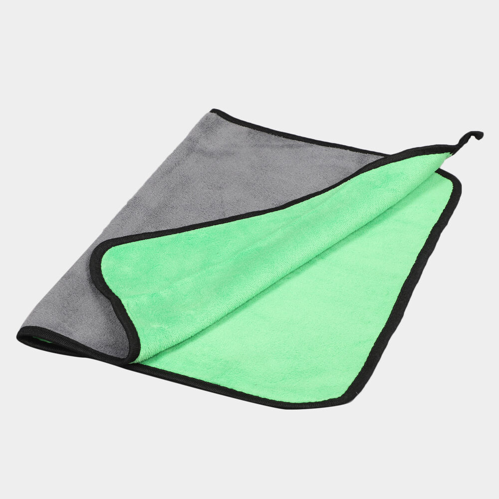 Home Beautiful                         Dark Grey Polyester Cleaning Towel