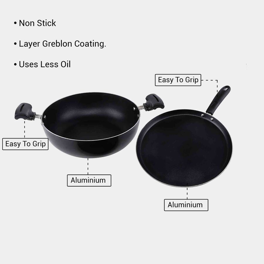 Non Stick Set - Kadhai & Tawa, , large image number null