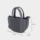 Grey Polyurethane Sling Bag, , small image number null