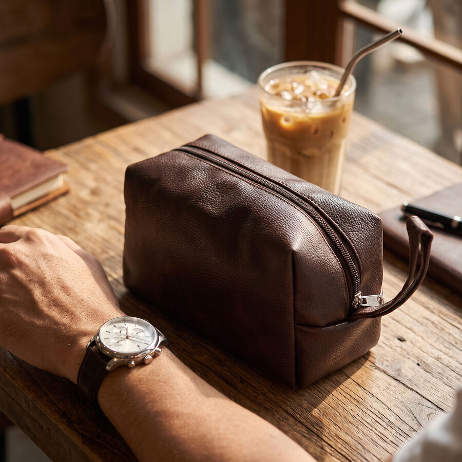 Brown PU Utility, , large