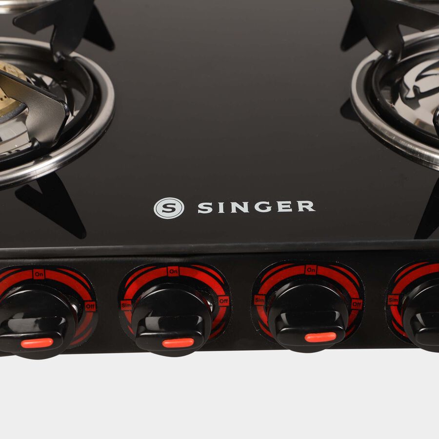 Singer Maxiflare 4 Burner Gas Stove, , large image number null