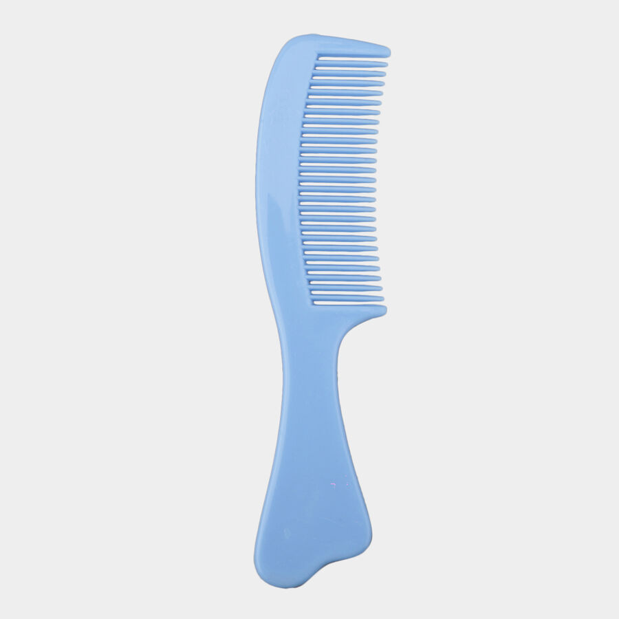 Plastic Hair Comb - Set of 3 - Color or Design May Vary, , large image number null
