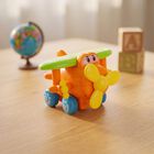 Kid's Orange Plastic Plane, , small