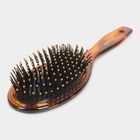 Brown Plastic Hairbrush, , small image number null