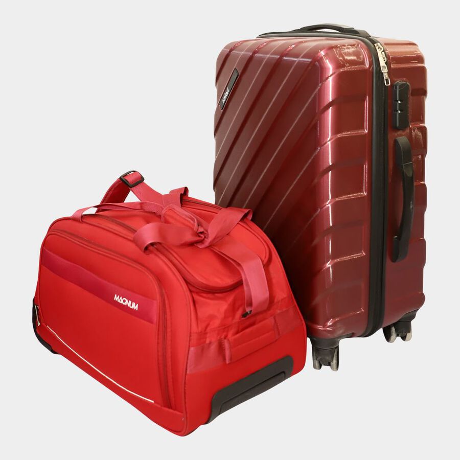 Wine Polypropylene Duffle And Upright Combo, , large image number null