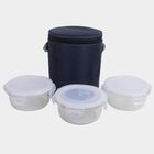 Glass Lunch Box, 3 Containers and 1 Bag, , small image number null