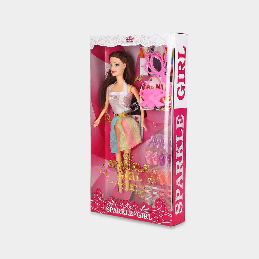 Kid's Plastic Dolls With Accessories, , large