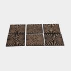 Wood Coaster, Set of 6, , small image number null