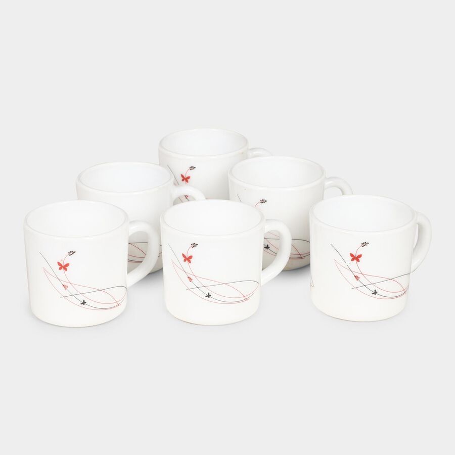180 ml Opalware Mug Set Set of 6, , large image number null