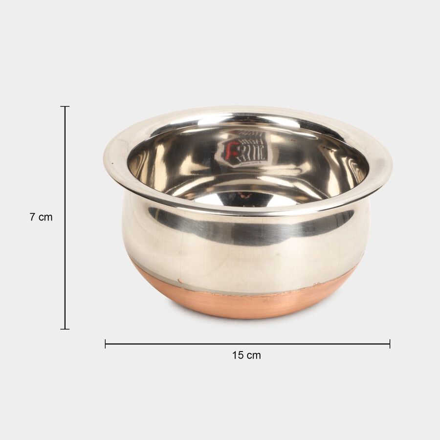 3 Pcs. Steel Handi, Induction Compatible, , large image number null