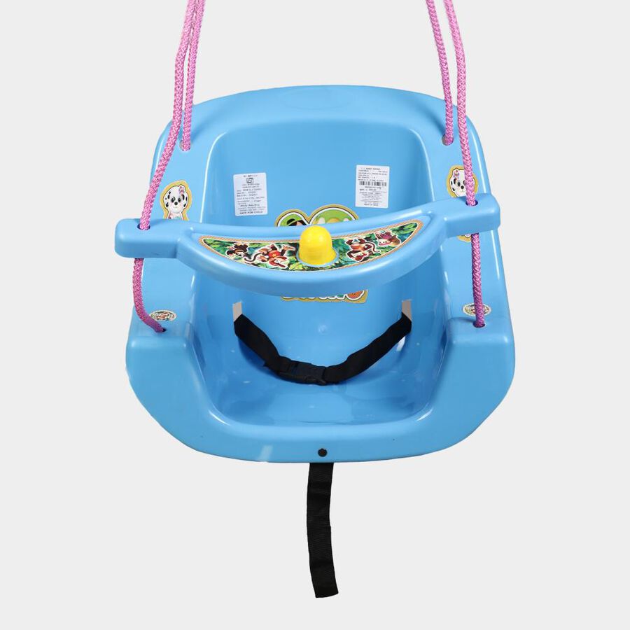 Blue Plastic Baby Swing, , large image number null