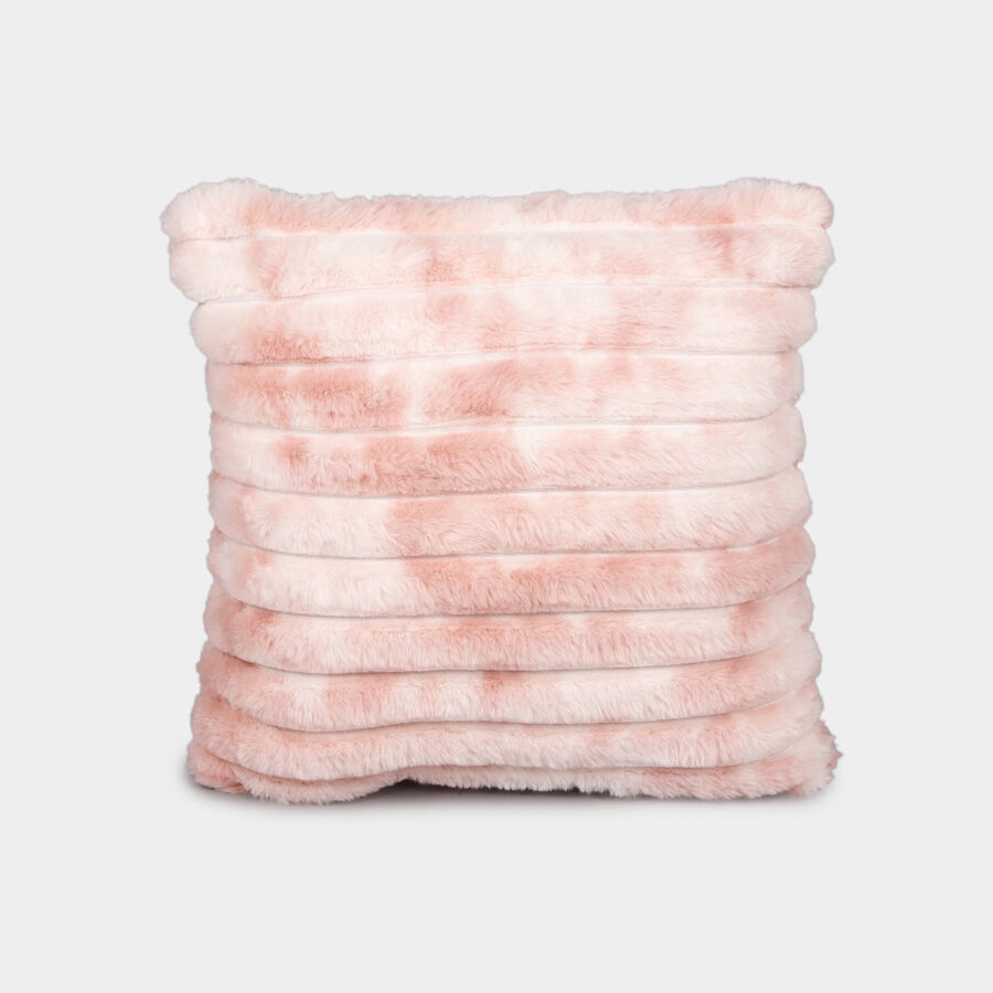 Soft Pink Textured Cushion, , large