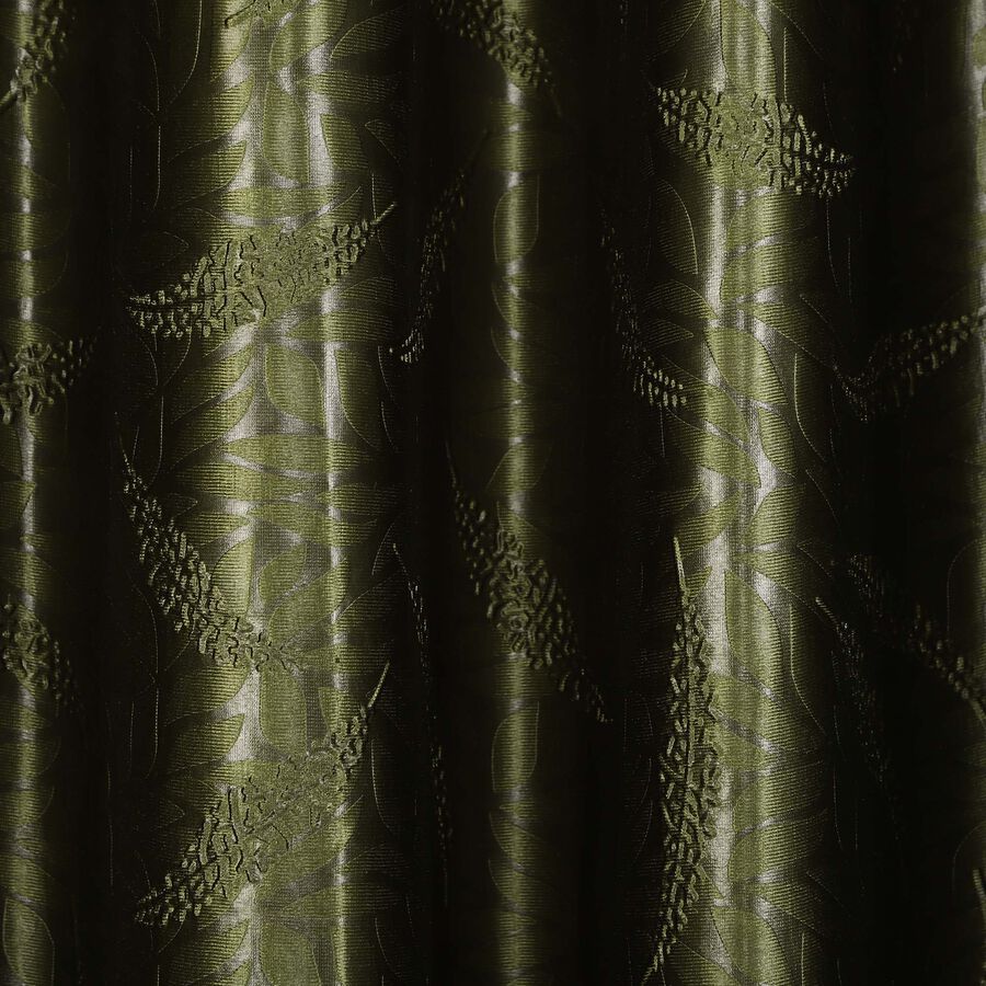 7ft. Green Microfiber Door Curtain, , large image number null