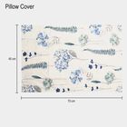 Light Blue Cotton Double Bedsheet With Pillow Cover, , small image number null