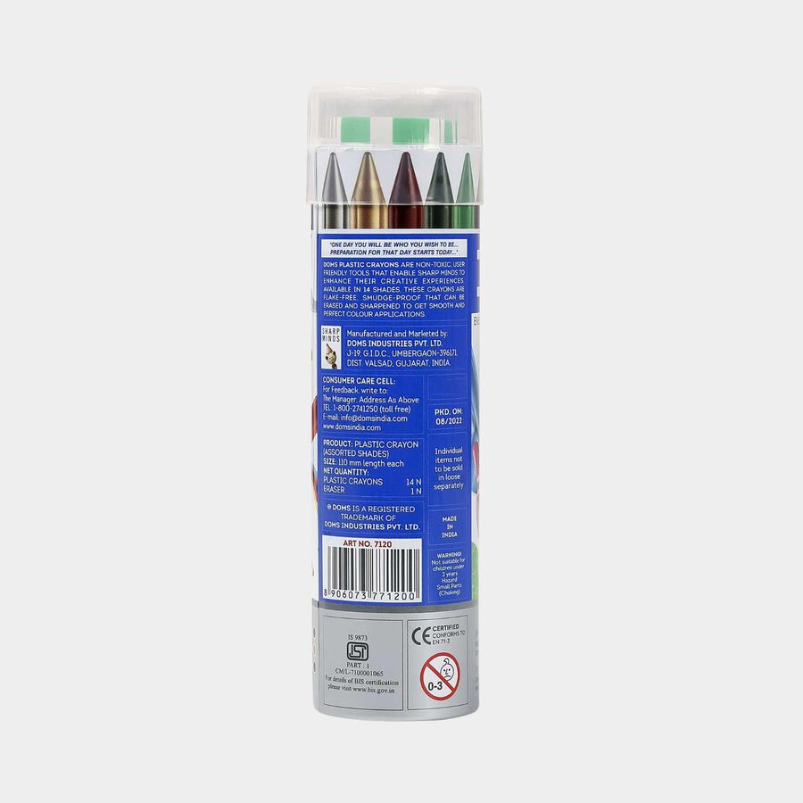Wax Crayons 14 Shades, , large image number null