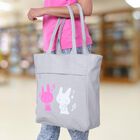 Women's Grey Polyurethane Tote Bag, , small image number null