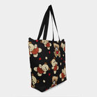 Women's Black Fabric-Polyester Tote Bag, , small image number null