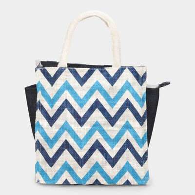 Blue Jute Handy Pouch