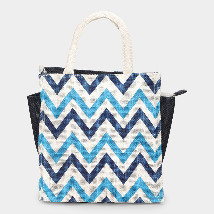 Blue Jute Handy Pouch, , large image number null