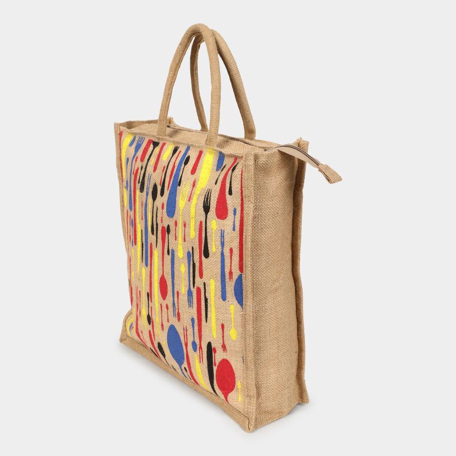 Beige Jute Bag, , large image number null