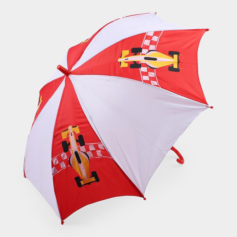 Kid's Red Polyester Umbrella, , large