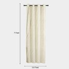 7ft. Beige Microfiber Door Curtain, , small image number null