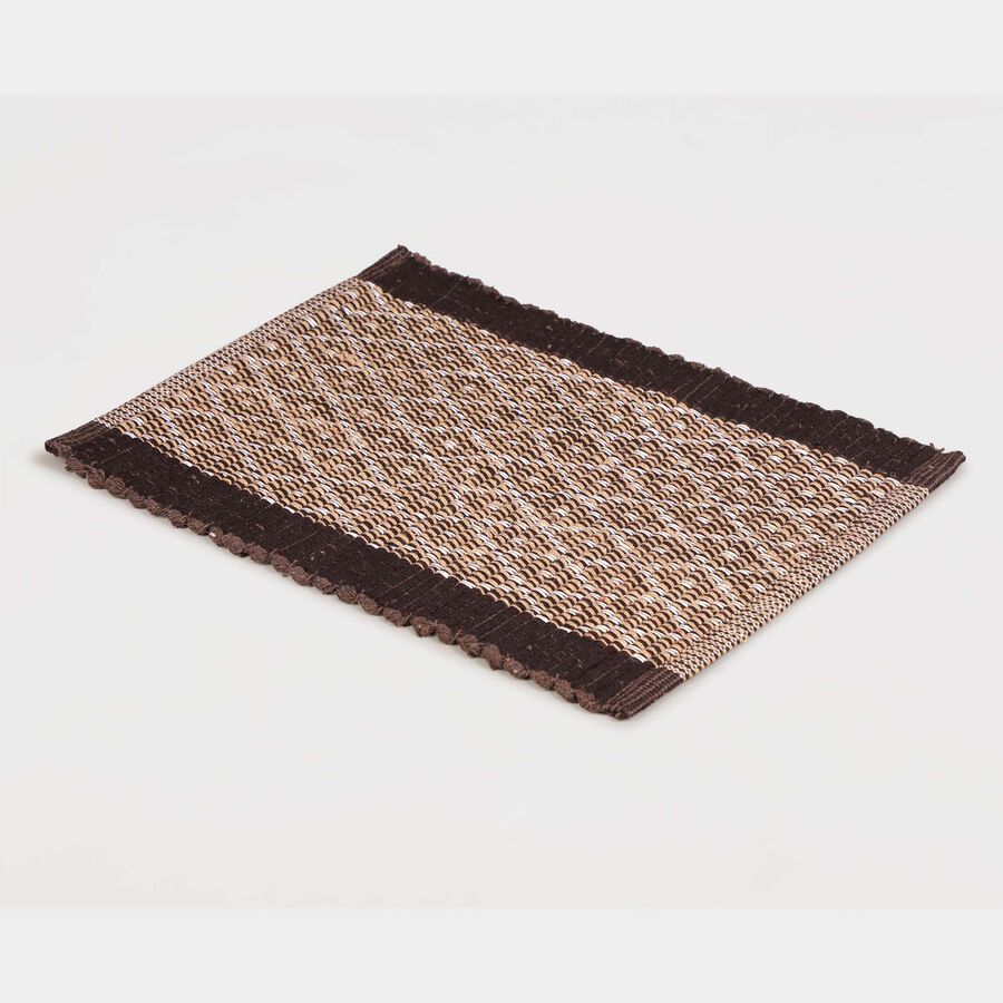 Anti-Skid Brown Polyester Door Mat, , large image number null