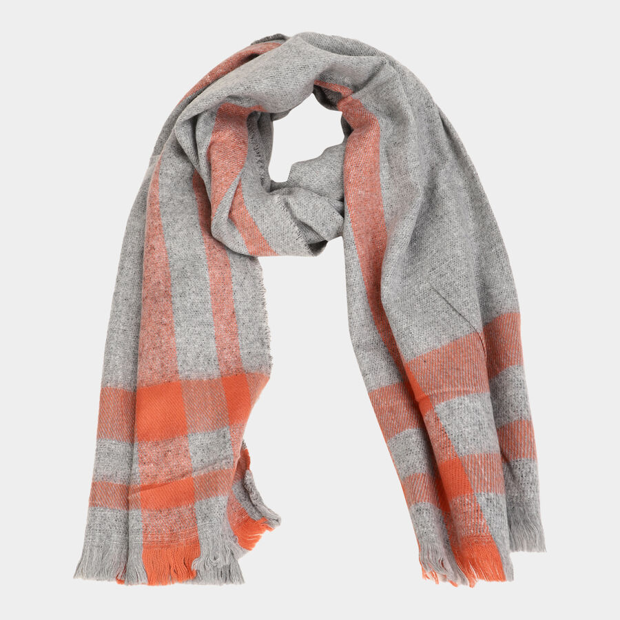 Women's Multicolor Acrylic/Wool Scarf, , large