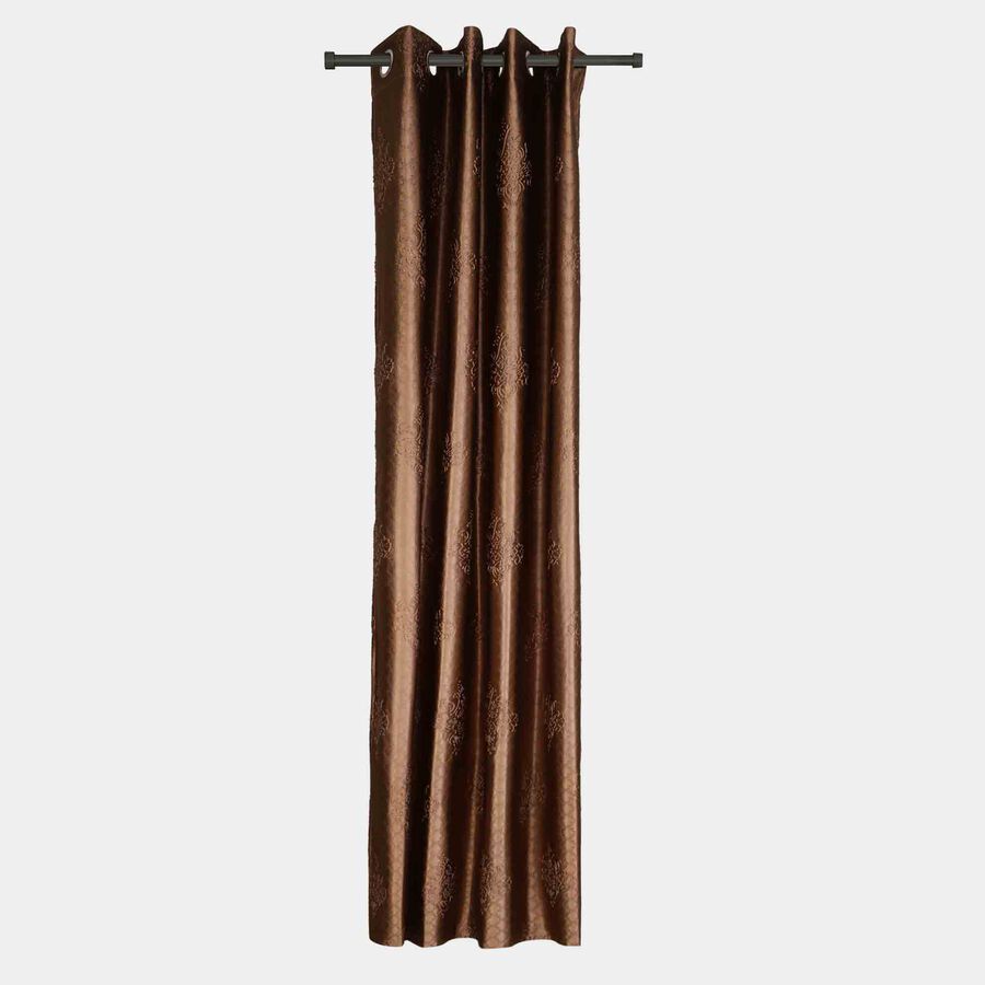 7ft. Brown Microfiber Door Curtain, , large image number null