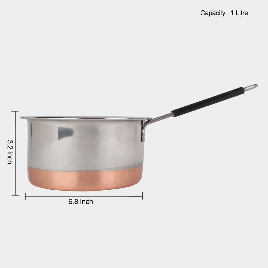 1 L Stainless Steel Sauce Pan, , large image number null
