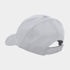 Men's Grey Fabric Cap, , small