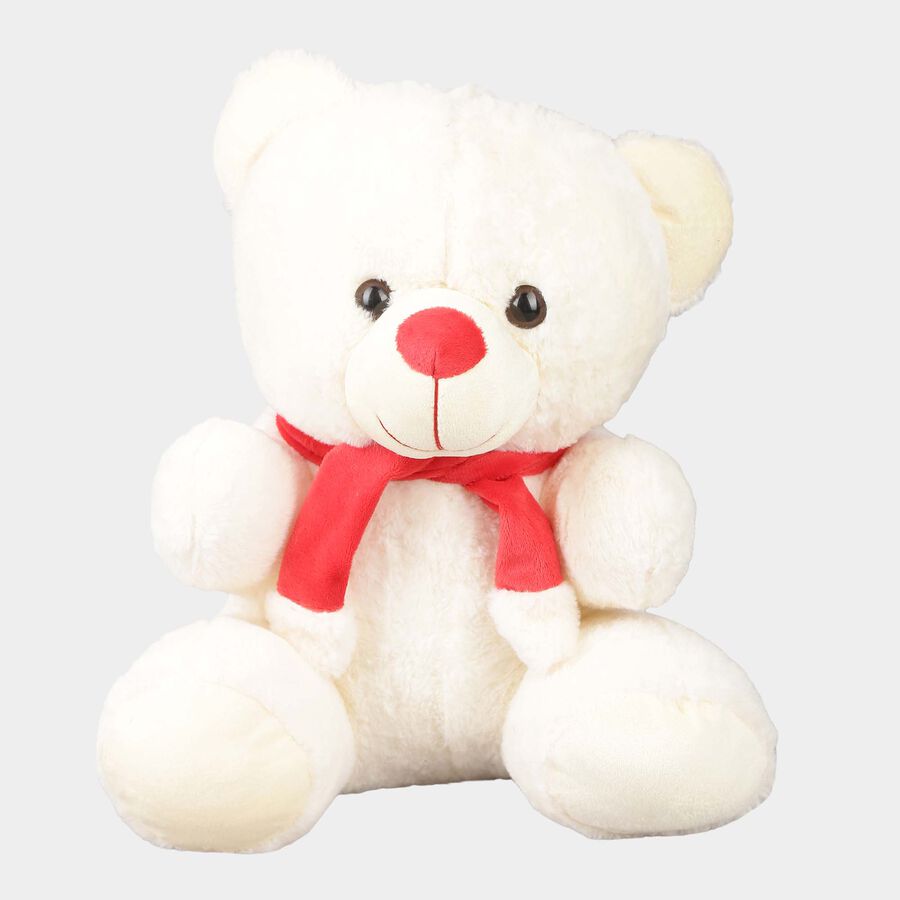 Cream Teddy Bear With Bow, , large image number null