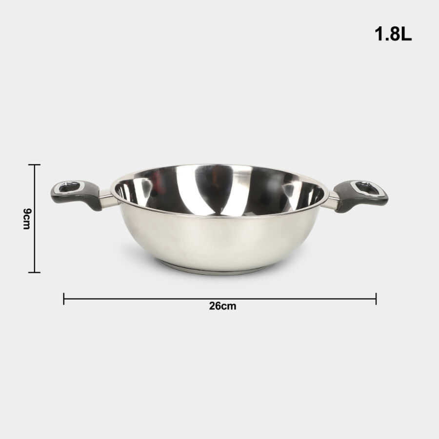 1.8L Steel Kadahi, , large