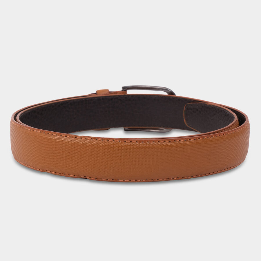 Men's Polyurethane Casual Belt, Size 36, Textured, , large image number null