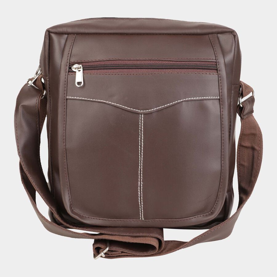 Men's Polyurethane Sling Bag, , large image number null