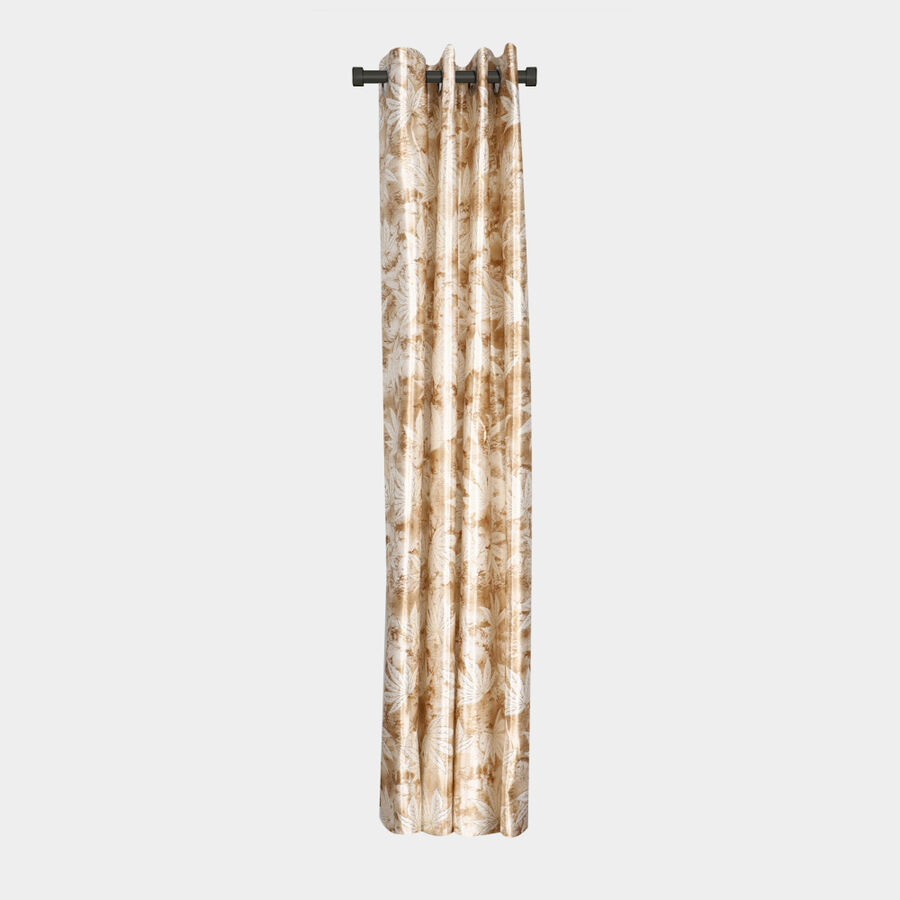 5 ft. Beige Polyester Curtain, , large image number null