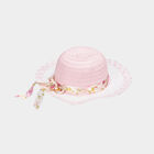 Kid's Pink Straw Hat, , small image number null