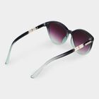 Women's Black Plastic Sunglasses, , small